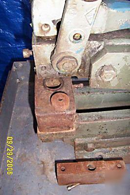 Wa whitney 10 ton deep throat hand punch press