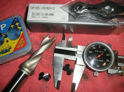 Iscar .563 carbide tip jet chamdrill- drill faster