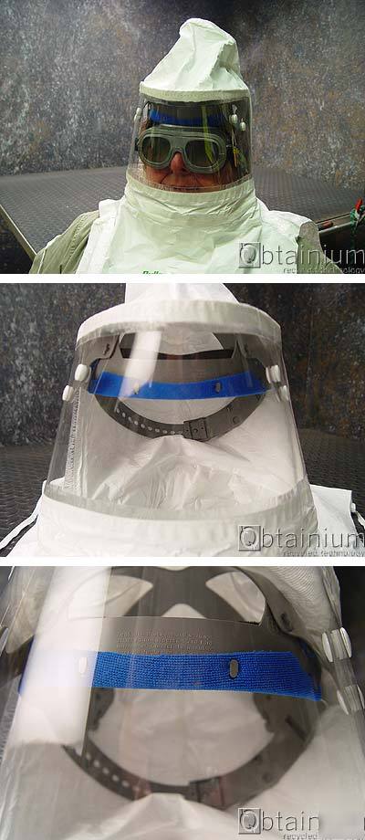 New 5 ea bullard CC20 series papr hood w/ headbands 