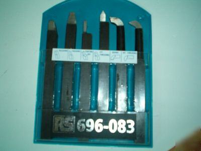 New eclipse 6PC lathe tool set 3/8 square shank