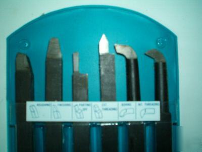 New eclipse 6PC lathe tool set 3/8 square shank