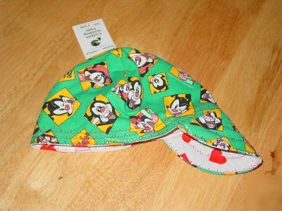 New wakko & yakko welding hat cap cartoon guys 7 3/4