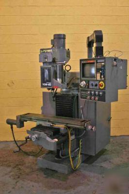 Supermax model #ycm-40 cnc mill, s/n #810210, 1990