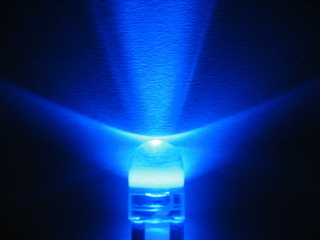 10PCS x 8MM high power blue led 4 lumens @150MA 0.5W