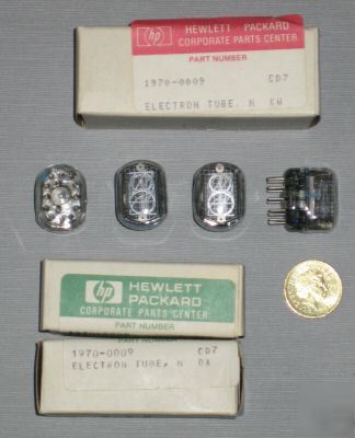 4X nixie tubes hp 1970-0009, b-5991 ideal for clock 