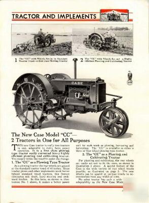 Case vintage tractor brochure collection