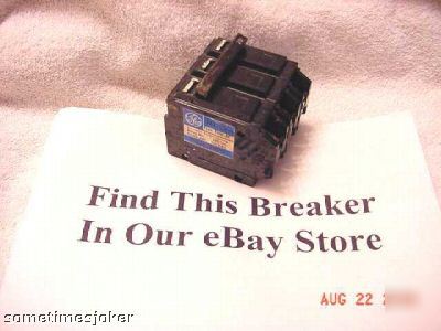 Fpe breaker 15 amp. 1 pole used type nc (slim)