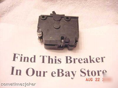 Fpe breaker 15 amp. 1 pole used type nc (slim)