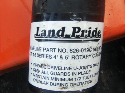 Land pride rotary cutter, box scraper, utility trailer