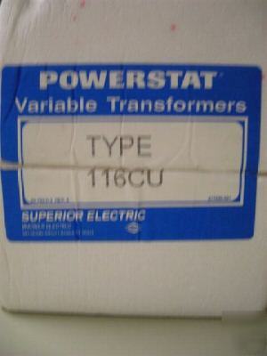 New powerstat transformer superior electric co.