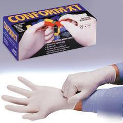 Ans 69318S latex gloves powder free s-conform small