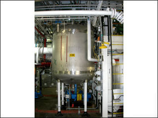 1000 gal alloy fab agitated receiver, 316 stainless ste