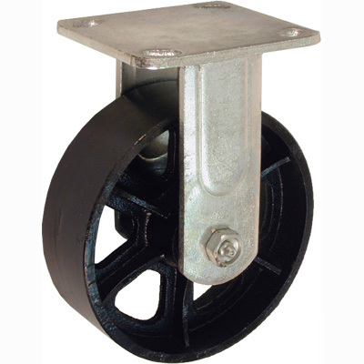 Iron casters rigid rack 2-1/2