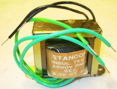 New stancor power transformer 2500V rms model: p-6466 * *