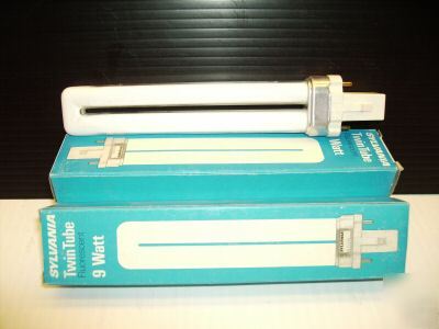 Sylvanaia 9 watt fluorescent twin tube F9TT/27K 20401
