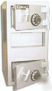 Cobalt V782CC dual door drop deposit safe