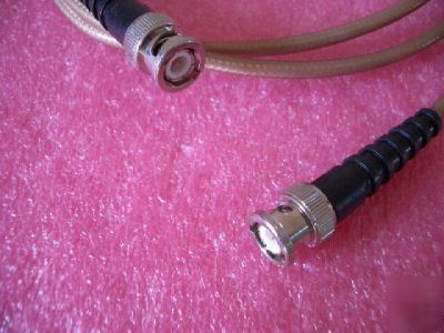 10X teflon coax jumper bnc m- bnc m RG400 M17 2.3M