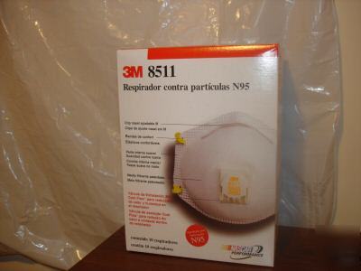 3M 8511 dust masks disposable respirator 1/2 mask
