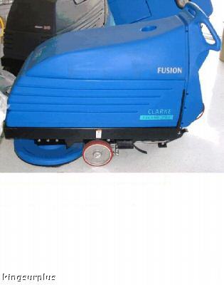 Clarke fusion 20I burnisher w/o charger& battery