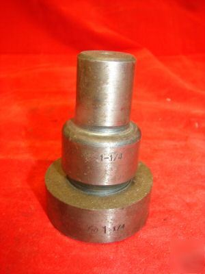 Diacro roper whitney round punch die 1 1/4 set