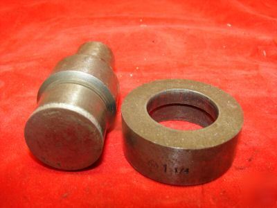 Diacro roper whitney round punch die 1 1/4 set