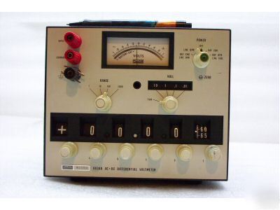 Fluke 883AB ac dc differential voltmeter *as is*