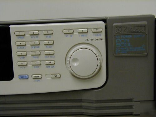 Kikusui ac power supply pcr 500L