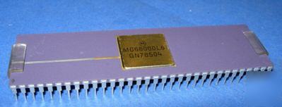 MC68010L12 vintage motorola 64PIN gold purplerare 68010