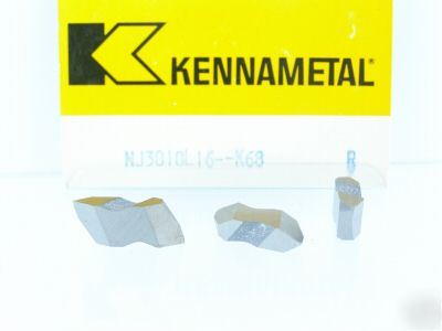 New 20 kennametal nj 3010L16 K68 carbide inserts SM424