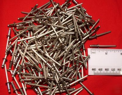 Stainless steel pop rivet domed head 9/64