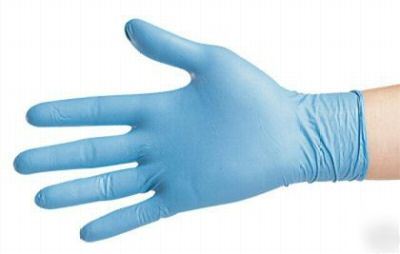 X-large 5 mil powder free nitrile disposable gloves