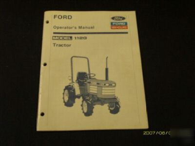 New holland 1120 tractor operators manual ford