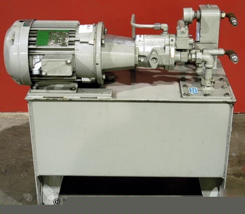 Amfac electric/hydraulic power pack pump unit 5 hp/3 ph