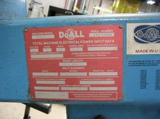 Doall c-916A automatic horizontal band saw