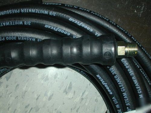 Goodyear 3/8 steam cleaner hose 50' length coupled mnpt