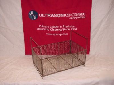 Industrial stainless steel parts cleaning basket 13