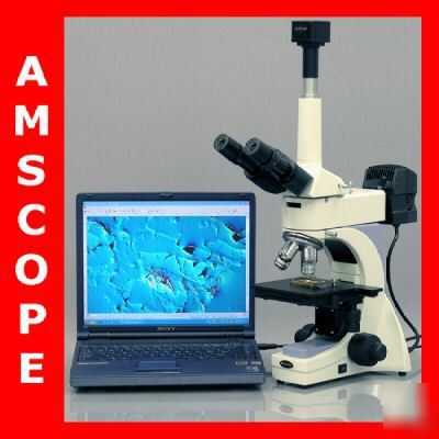 New metallurgical compound microscope + 2M camera