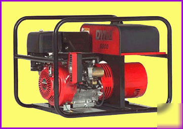 Tri-fuel honda powered 6 kw electric start generator 