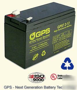 12 volt 7 amp hour alarm emergency lighting battery 12V