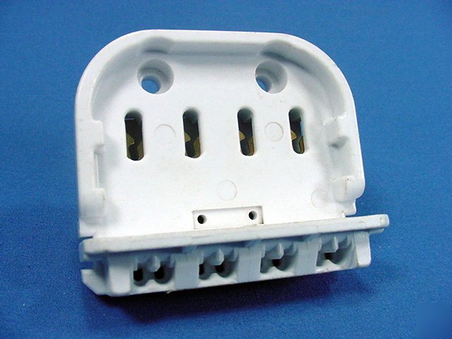 5 leviton 4-pin twin tube fluorescent lampholders 2G11