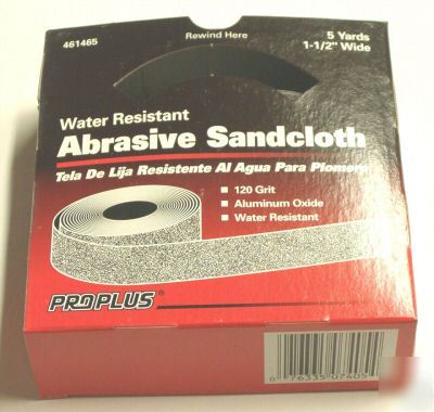 #AC08 - plumbers abrasive sand cloth - 5 yards