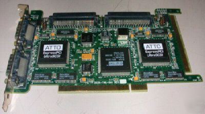 Avid dual atto express pci ultra scsi 0030-00292-01