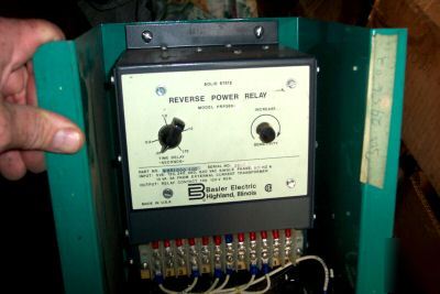 Basler reverse power relay control onan 320-2456-02 nos