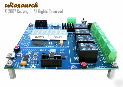 Bsc-ii basic stamp 2P controller 7SEG relay rtc a/d I2C