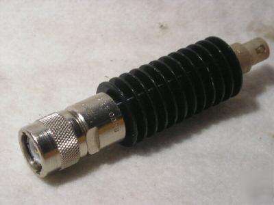 Emco 17DB 50 ohm attenuator c connector - big bnc