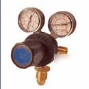 Single stage two gauge oxygen regulator free post & p