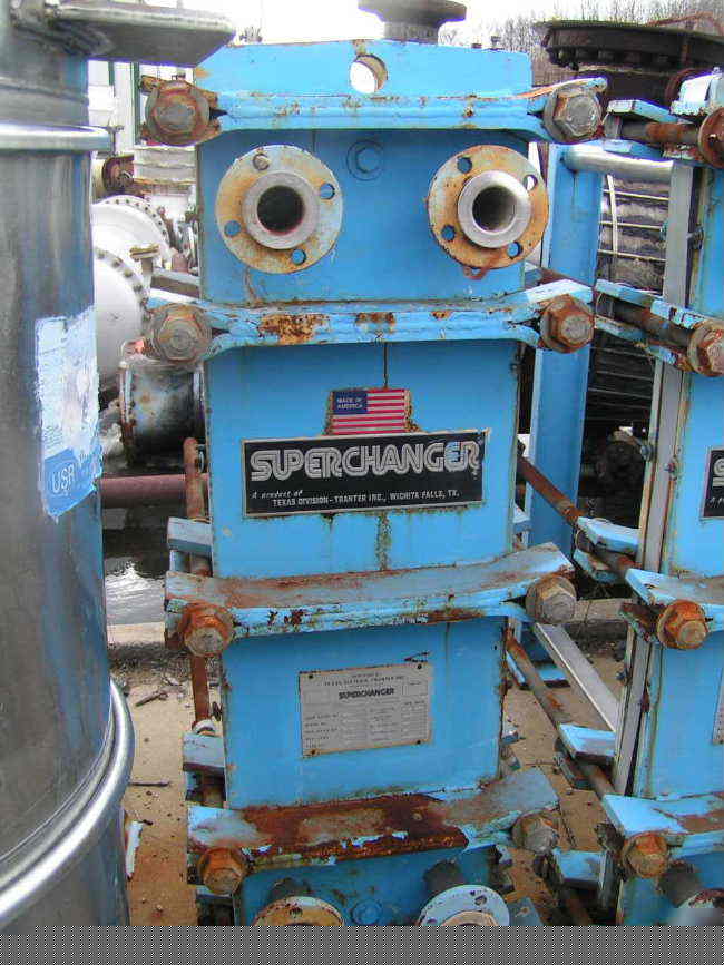 Superchanger 96 ftÂ² industrial plate heat exchanger