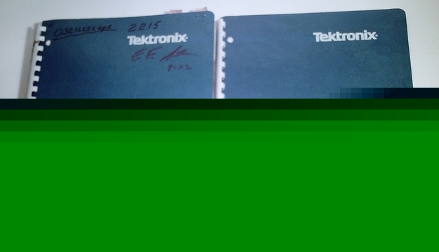 Tektronix 2215 oscilloscope service & user manuals tek