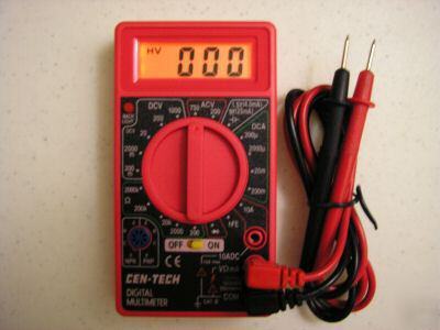 Volt ohm meter digital multimeter portable ham radio cb