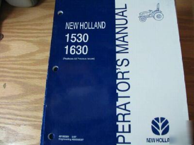 New holland 1530 1630 tractors operators manual